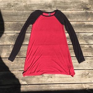 Forever 21 Red T-shirt Dress
